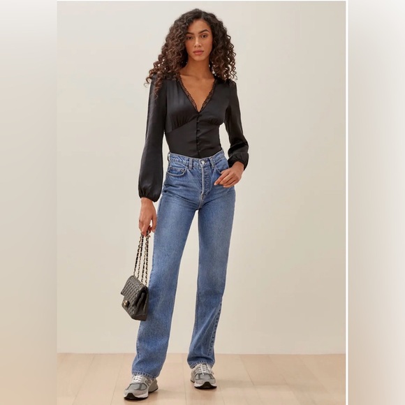 ReformationRosen Silk Top